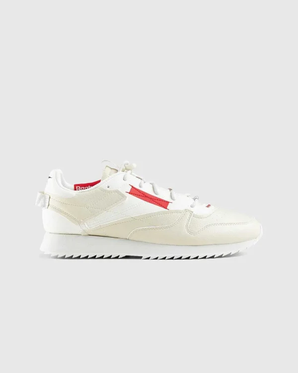 Sneakers>Reebok Klassisk Vegansk Miy Vintage Kridt/Vektorrod/Kernesort