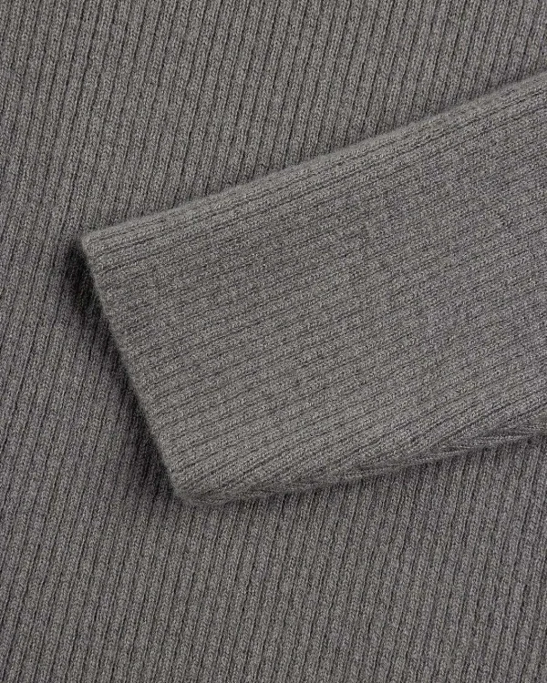 Strik>Our Legacy Kompakt Rundhals Mole Grey Super Wool