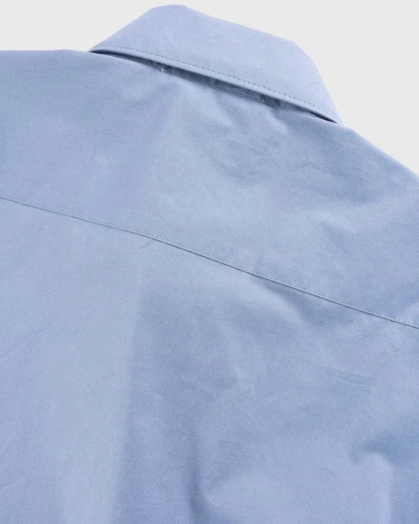 Skjorter>Acne Studios Kortaermet Button-Up Dusty Blue