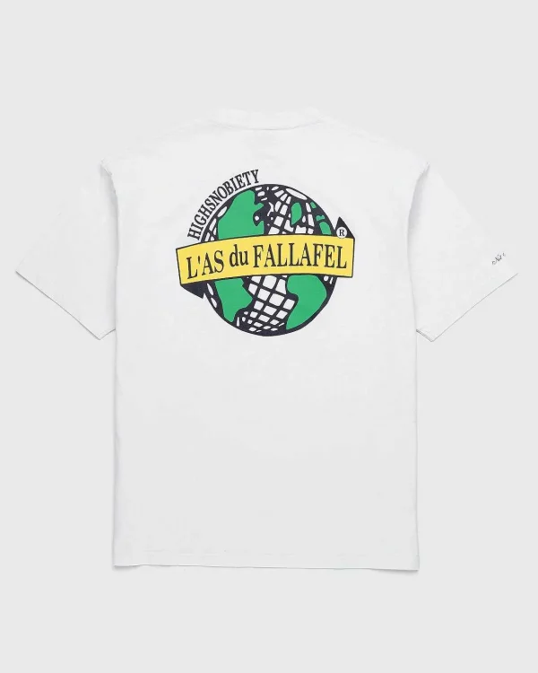 T-Shirts>L'As du Fallafel Kortaermet T-Shirt Hvid