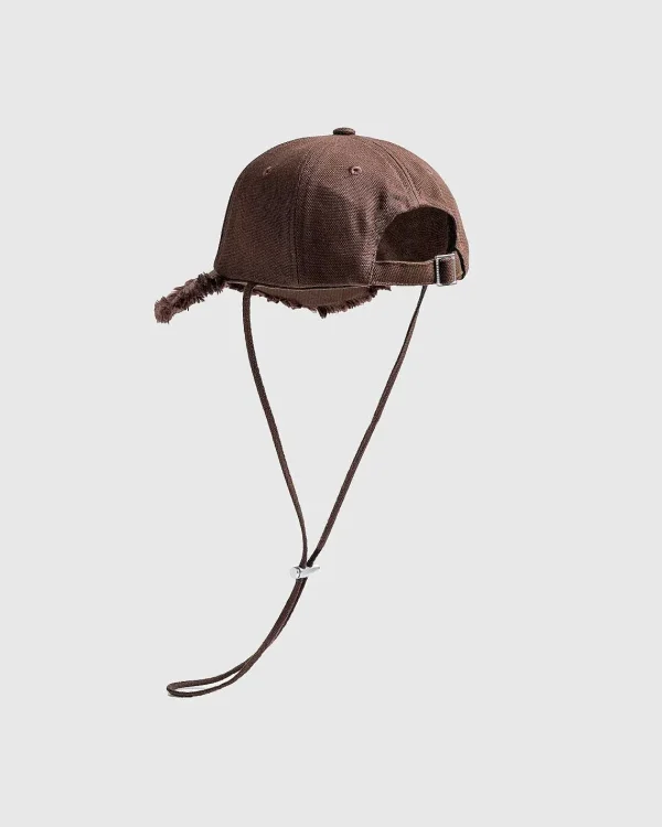 Hatte>JACQUEMUS La Casquette Artichaut Brun