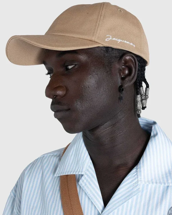 Hatte>JACQUEMUS La Casquette Beige