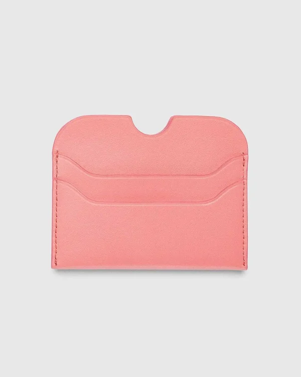 Tegnebøger>Acne Studios Laederkortholder Electric Pink