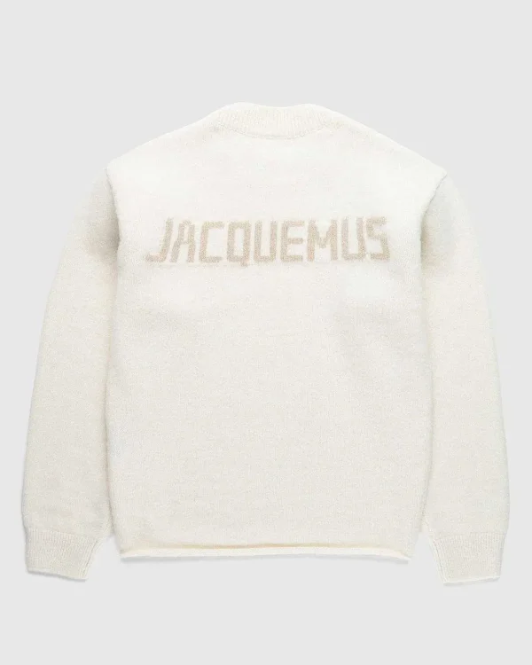 Strik>JACQUEMUS Le Pull Lys Beige