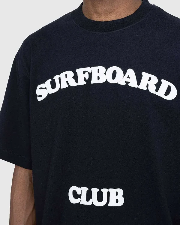 T-Shirts>Stockholm Surfboard Club Leaf Club T-Shirt Sort