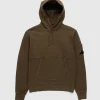 Sveder>C.P. Company Lens Detail Hoodie Ivy Green