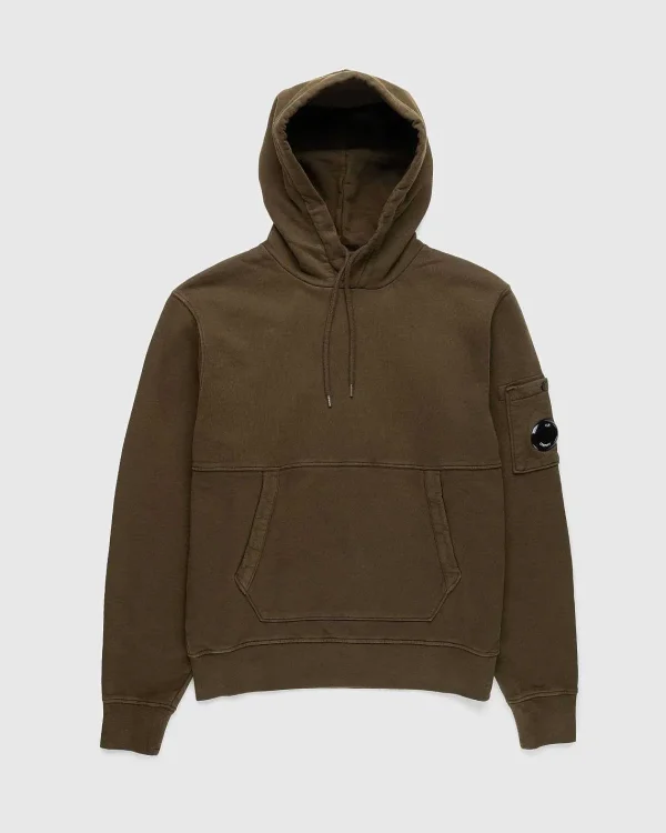 Sveder>C.P. Company Lens Detail Hoodie Ivy Green