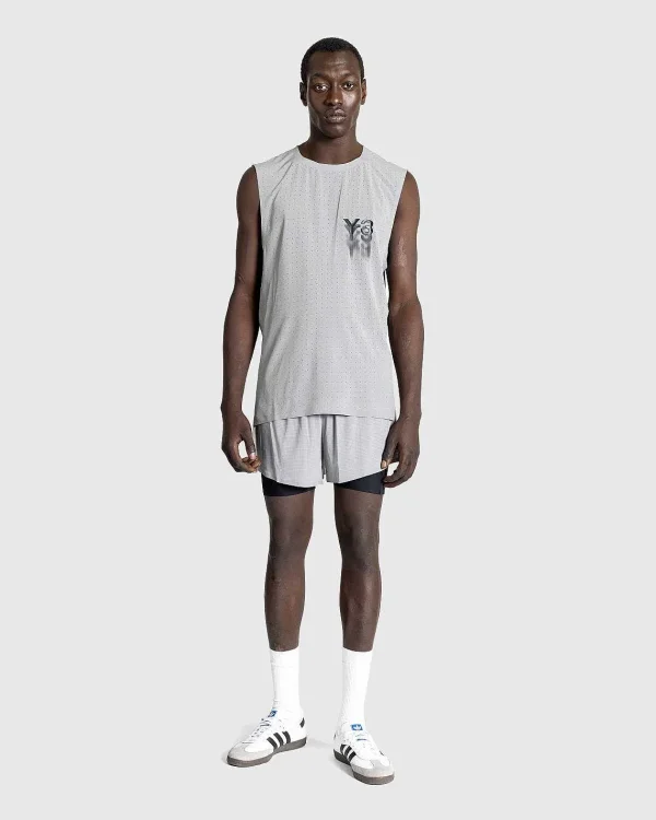 Shorts>Y-3 Lobe Short Tights Gra/Sort