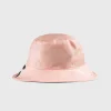 Hatte>Acne Studios Logo Bucket Hat Peach Pink