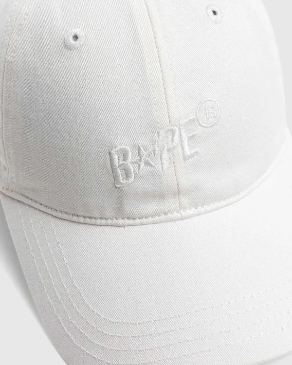 Hatte>BAPE Logo Cap Ivory