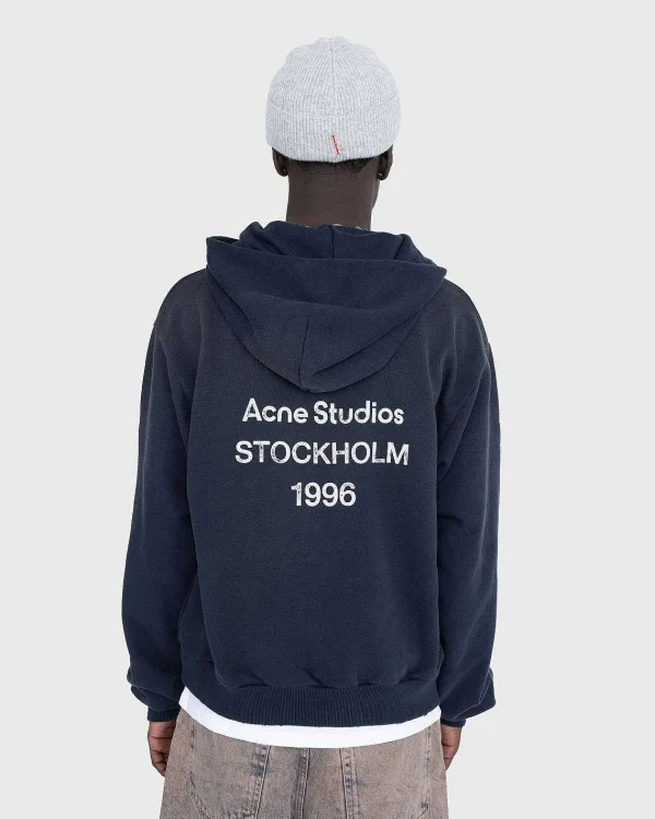 Sveder>Acne Studios Logo Haettetroje Sort