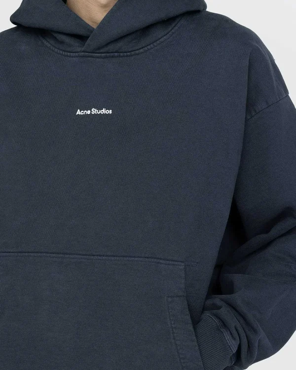 Sveder>Acne Studios Logo Haettetroje Sort