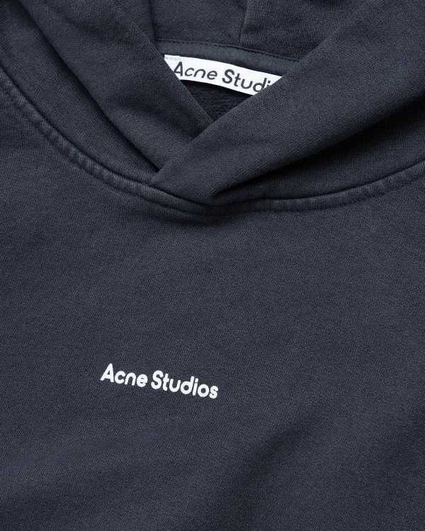 Sveder>Acne Studios Logo Haettetroje Sort