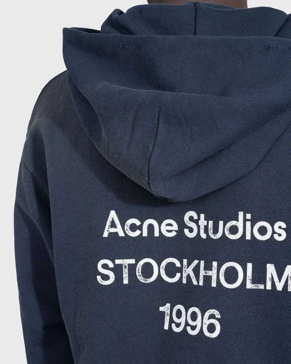 Sveder>Acne Studios Logo Haettetroje Sort