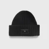 Vinter Tilbehør>Y-3 Logo Patch Beanie Sort