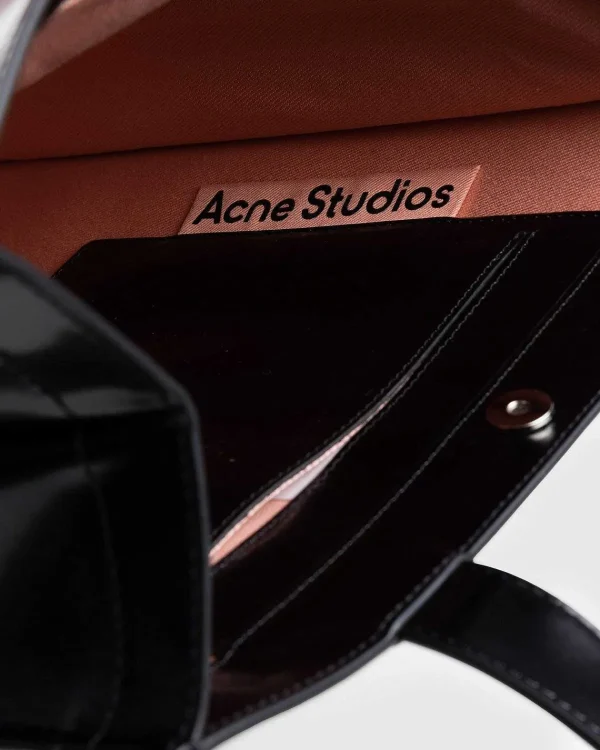 Tasker>Acne Studios Logo Skulder Mulepose Sort