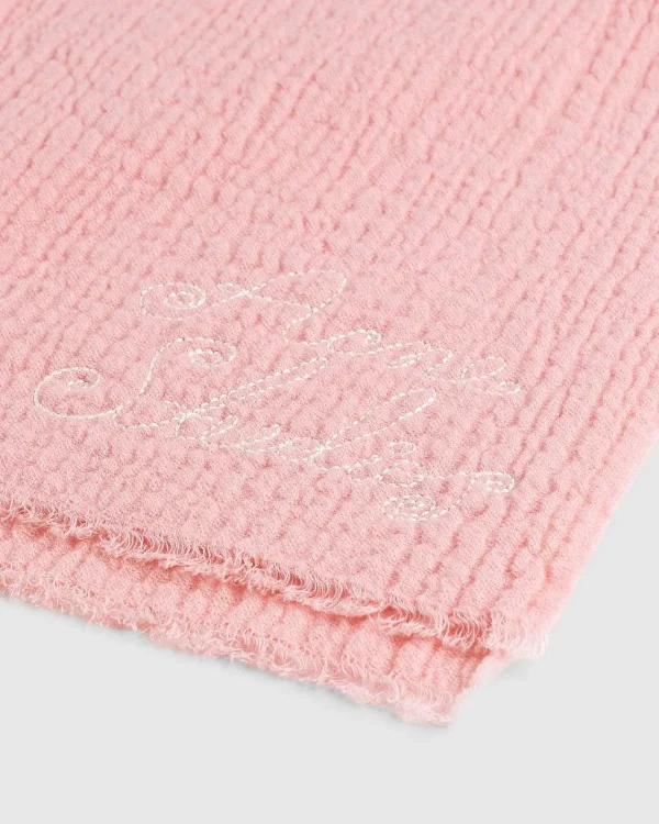 Vinter Tilbehør>Acne Studios Logo Torklaede Pink