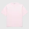 T-Shirts>Acne Studios Logo T-Shirt Bleg Rosa