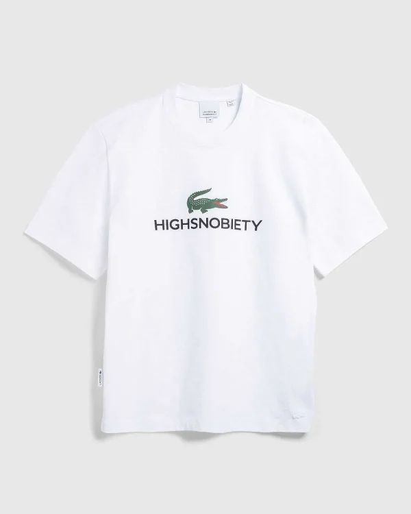 T-Shirts>Lacoste Logo T-Shirt Hvid