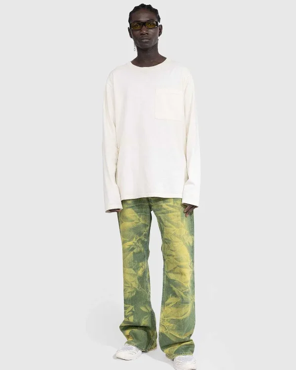 Bukser>Acne Studios Loose Fit Jeans 2021 Gul/Bla