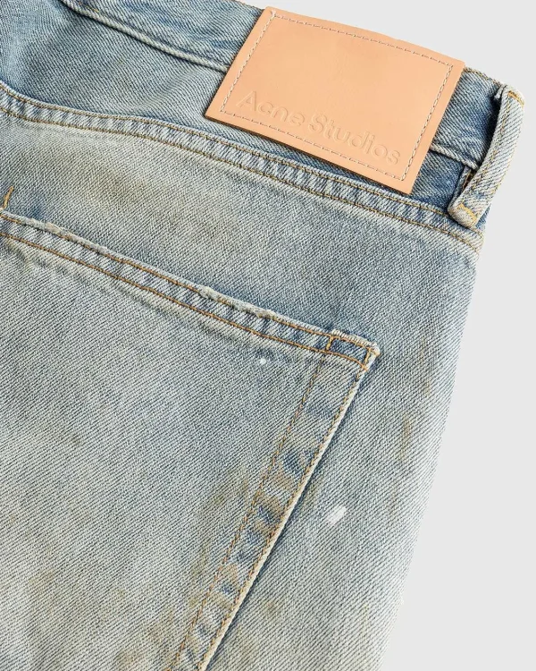 Bukser>Acne Studios Loose Fit Jeans 1981M Lysebla