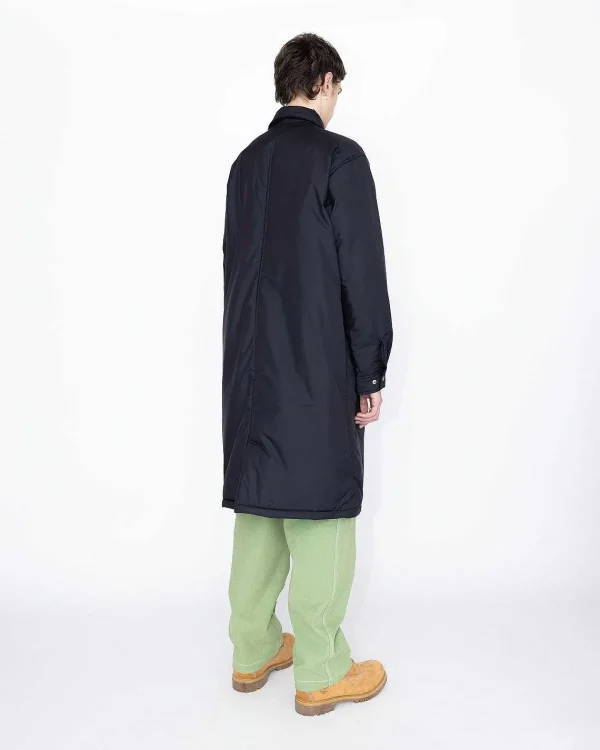 Overtøj>Highsnobiety HS05 Lysisoleret Eco-Poly Trench Coat Sort