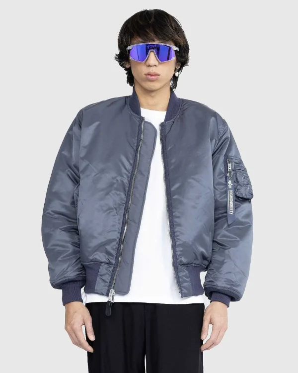 Overtøj>Alpha Industries Ma-1 Bomber Steel Navy