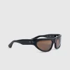 Solbriller>Port Tanger Malick Black Acetate/Tobak Linse