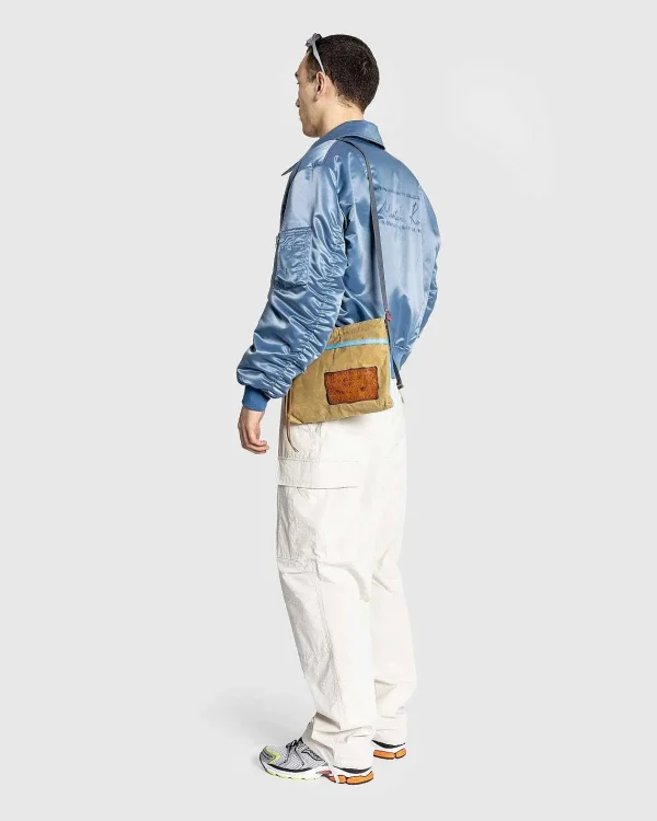 Tasker>Acne Studios Mini Messenger Bag Beige/Bla