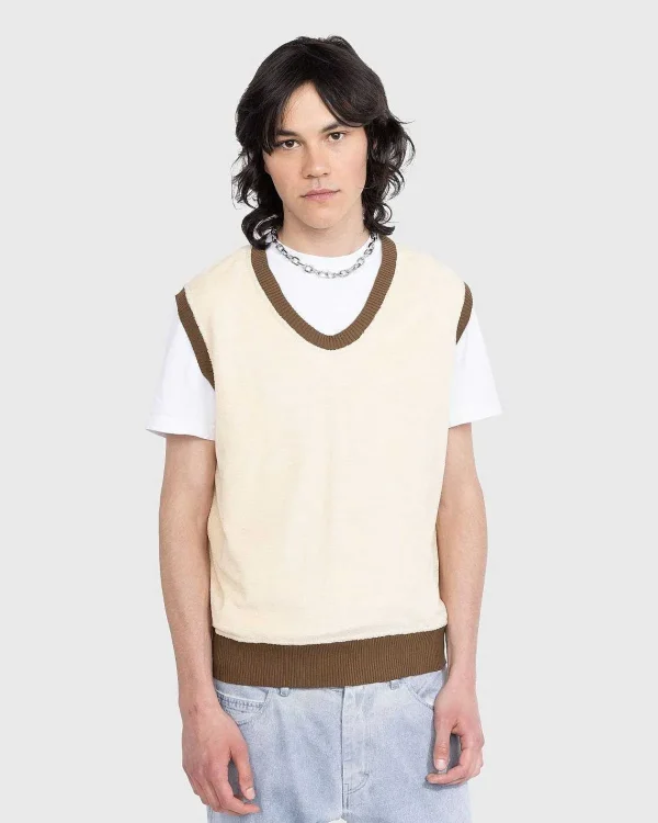 Strik>RANRA Mistur Sweater Vest Beige