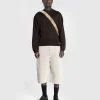 Strik>Lemaire Mock Neck Jumper Pecan Brown