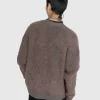 Strik>Acne Studios Mohair Cardigan Brun