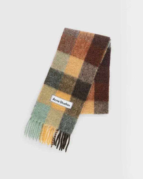 Vinter Tilbehør>Acne Studios Mohair Ternet Torklaede