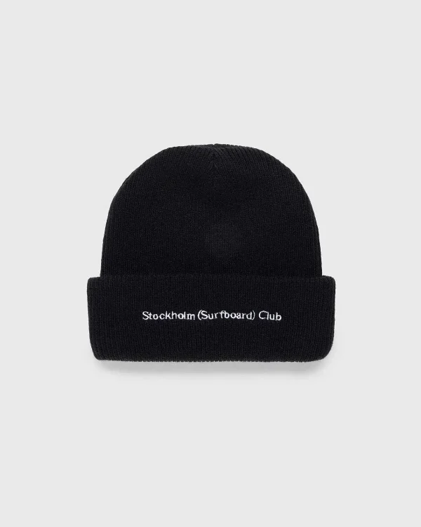 Vinter Tilbehør>Stockholm Surfboard Club Mossa Beanie Sort