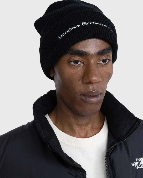 Vinter Tilbehør>Stockholm Surfboard Club Mossa Beanie Sort