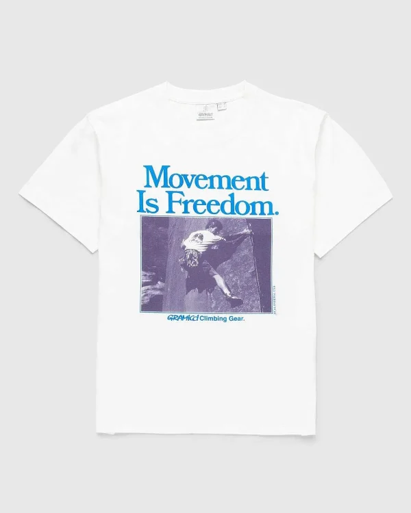 T-Shirts>Gramicci Movement Tee Hvid