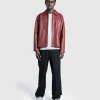 Overtøj>Highsnobiety HS05 Napa Laederjakke Burgundy