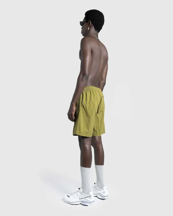 Shorts>Highsnobiety HS05 Naturfarvet Nylonshorts Oliven