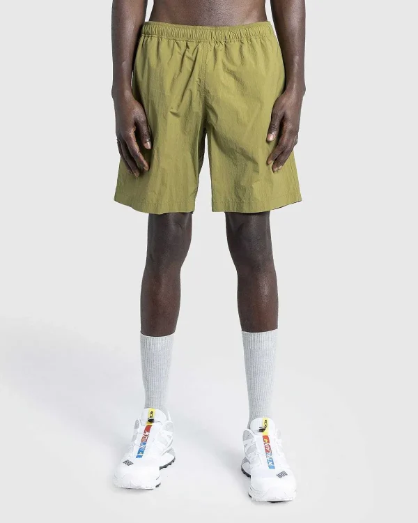 Shorts>Highsnobiety HS05 Naturfarvet Nylonshorts Oliven