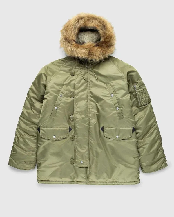 Overtøj>Alpha Industries N3B Parka Dusty Olive Drab