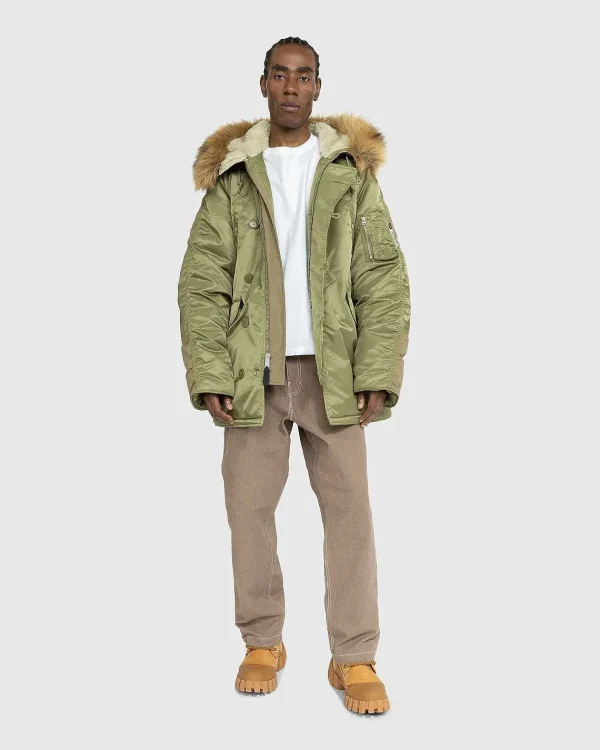 Overtøj>Alpha Industries N3B Parka Dusty Olive Drab