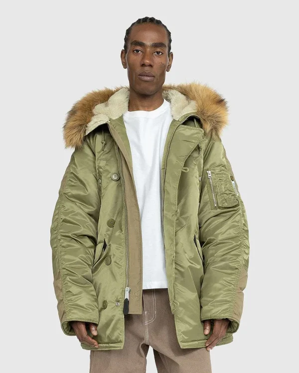 Overtøj>Alpha Industries N3B Parka Dusty Olive Drab