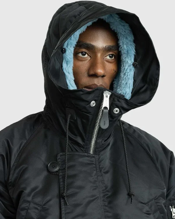 Overtøj>Alpha Industries N3B Parka Midnight Black