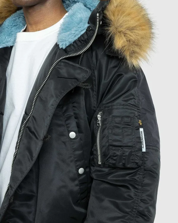 Overtøj>Alpha Industries N3B Parka Midnight Black