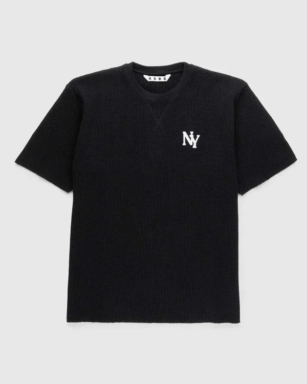 T-Shirts>Highsnobiety Neu York Thermal T-Shirt Sort