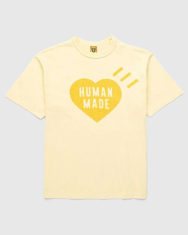 T-Shirts>Human Made Ningen-Sei Plant Dyed T-Shirt Gul