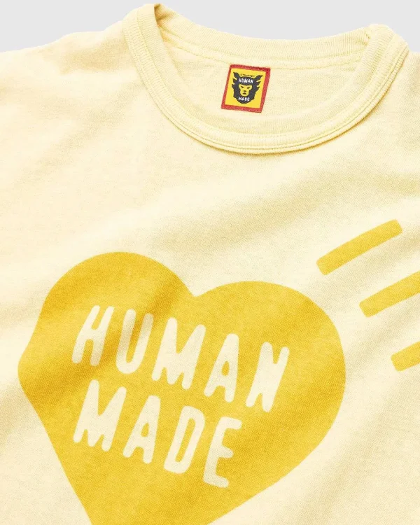 T-Shirts>Human Made Ningen-Sei Plant Dyed T-Shirt Gul