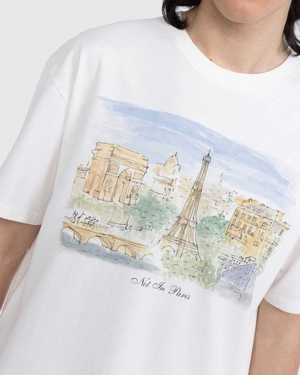 T-Shirts>Highsnobiety Not In Paris 5 T-Shirt Off-White