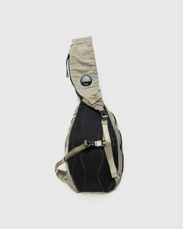 Tasker>C.P. Company Nylon B Crossbody Rygsaek Silver Sage