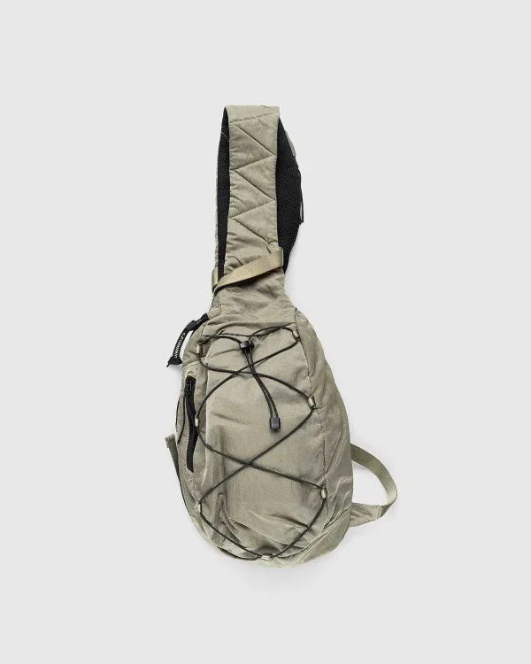 Tasker>C.P. Company Nylon B Crossbody Rygsaek Silver Sage